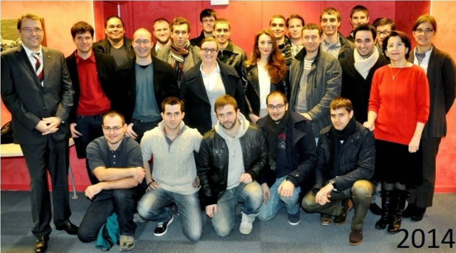 Promo 2014 PF avec l'équipe de direction