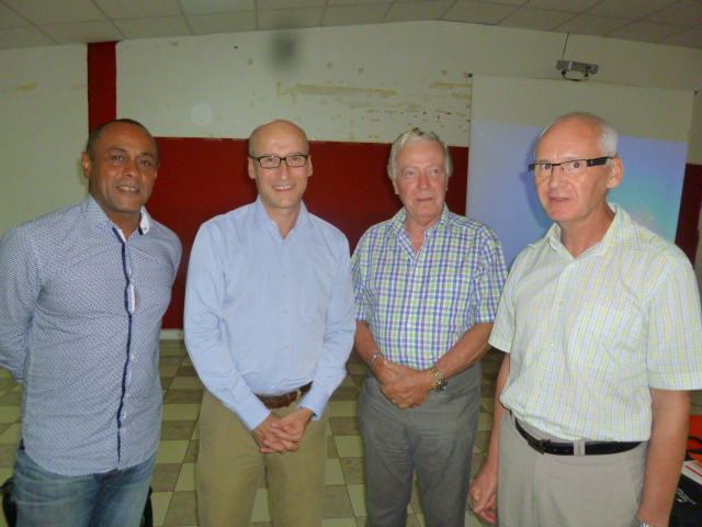 Errol Nuisser, Laurent Ben Kemoun, Patrick Barbotteau et Denis BESLE.
