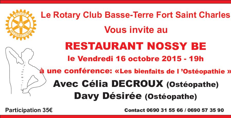 Conference osteopathie