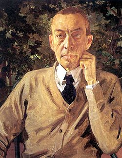 Portrait de Rachmaninov par Konstantin Somov
